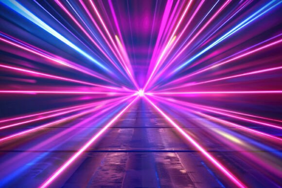 Download Neon Laser Light Background Wallpaper - Laser light Collection