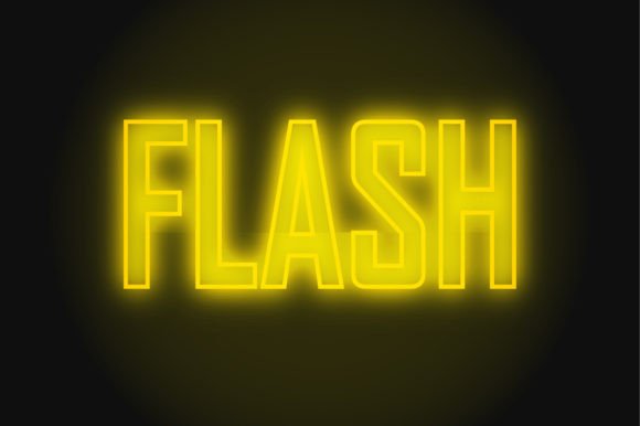 Download Glowing Effect - Yellow FLASH SVG - Flash Collection