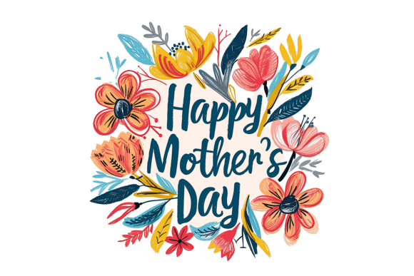Download Mothers Day Vivid Floral Tshirt Png - Day Collection