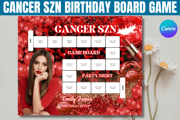Download Cancer SZN Birthday Board Game - Day Collection