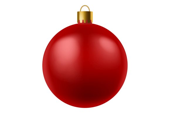 Download Christmas Ball with Realistic Reflection - Reflection Collection