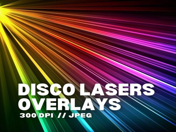 Download 15 Disco Laser Light Overlays - Laser light Collection