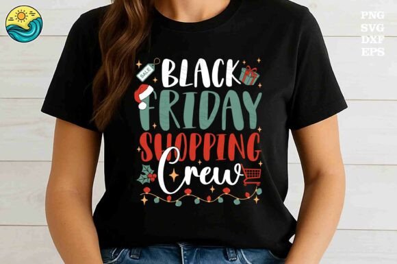 Download Black Friday Shopping Crew SVG PNG - Day Collection